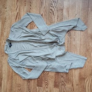 (XS) Papillon Blanc Flowy High Low Cardigan Cottagecore Lightweight Cozy